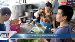 Hà Nội lọt top 15 thành phố ẩm thực