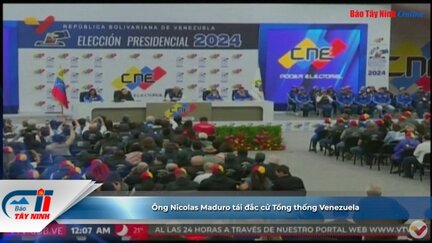 Ông Nicolas Maduro tái đắc cử Tổng thống Venezuela