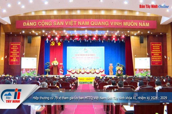 Hiệp thương cử 79 vị tham gia Ủy ban MTTQ Việt Nam tỉnh Tây Ninh khóa XI, nhiệm kỳ 2024 - 2029