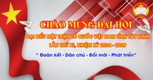 Truyền hình trực tiếp Đại hội đại biểu MTTQ Việt Nam tỉnh Tây Ninh lần thứ XI, nhiệm kỳ 2024 – 2029