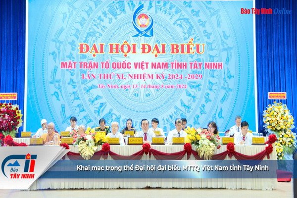 Khai mạc trọng thể Đại hội đại biểu MTTQ Việt Nam tỉnh Tây Ninh