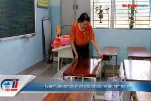 Tây Ninh: Bảo đảm cơ sở vật chất cấp tiểu học đầu năm học mới