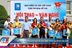 Hội thao chào mừng kỷ niệm 30 năm Ngày thành lập BHXH Việt Nam