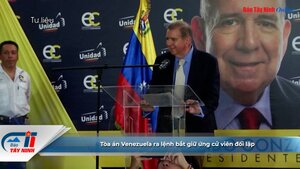 Tòa án Venezuela ra lệnh bắt giữ ứng cử viên đối lập