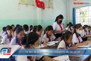 Kiên quyết chống lạm thu đầu năm học mới