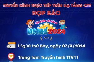 Trực tiếp: Họp báo chương trình "Tìm kiếm tài năng MC Nhí" - Mùa 6 năm 2024