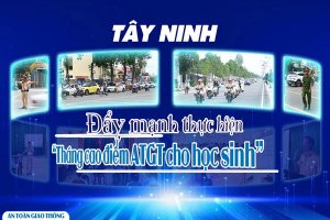 Tây Ninh: Đẩy mạnh thực hiện “Tháng cao điểm ATGT cho học sinh”