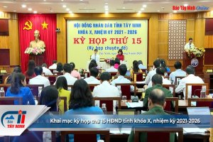 Khai mạc kỳ họp thứ 15 HĐND tỉnh khóa X, nhiệm kỳ 2021-2026