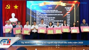 Tây Ninh tuyên dương 42 người nộp thuế tiêu biểu năm 2023