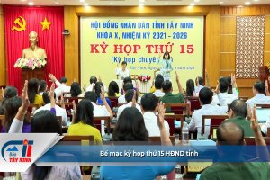 Bế mạc kỳ họp thứ 15 HĐND tỉnh