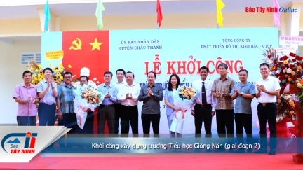 Khởi công xây dựng trường Tiểu học Giồng Nần (giai đoạn 2)