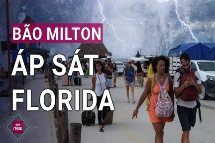 Siêu bão Milton di chuyển phức tạp, áp sát bang Florida (Mỹ)