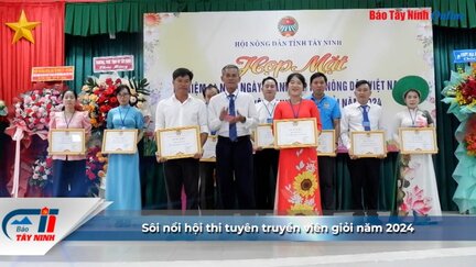 Sôi nổi hội thi tuyên truyền viên giỏi năm 2024