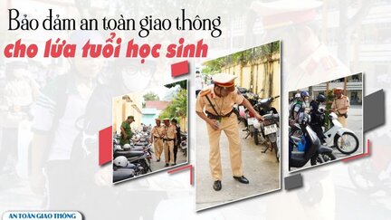 Bảo đảm an toàn giao thông cho lứa tuổi học sinh