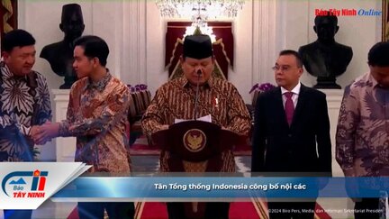 Tân Tổng thống Indonesia công bố nội các