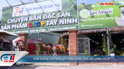 Khai trương cửa hàng giới thiệu, phân phối sản phẩm OCOP