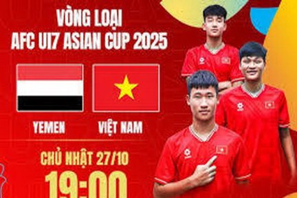 Trực tiếp: U17 Yemen - U17 Việt Nam | Vòng loại AFC U17 Asian Cup 2025