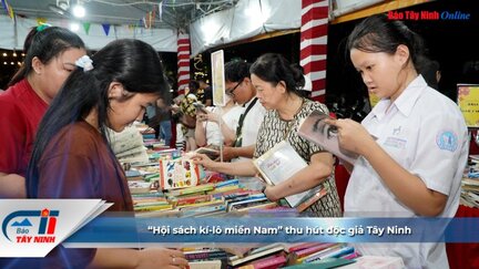 “Hội sách kí-lô miền Nam” thu hút độc giả Tây Ninh