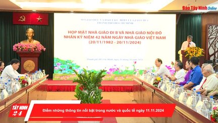 Điểm những thông tin nổi bật trong nước và quốc tế ngày 11.11.2024