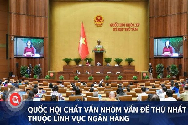 Trực tiếp-Quốc hội chất vấn nhóm vấn đề thứ nhất thuộc lĩnh vực ngân hàng