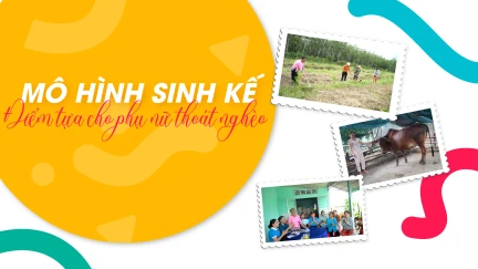 Mô hình sinh kế  – Điểm tựa cho phụ nữ thoát nghèo