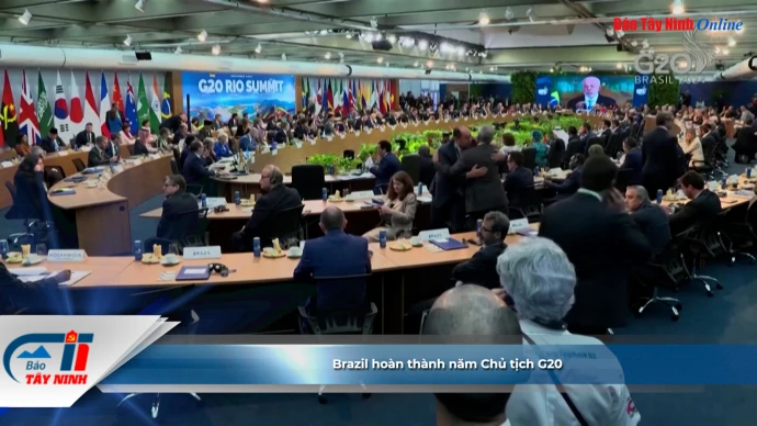 Brazil hoàn thành năm Chủ tịch G20