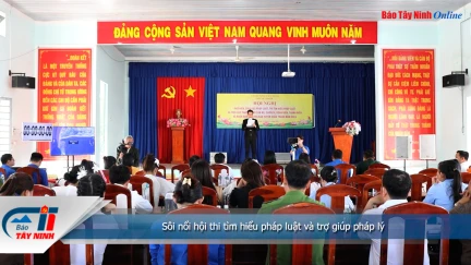 Sôi nổi hội thi tìm hiểu pháp luật và trợ giúp pháp lý