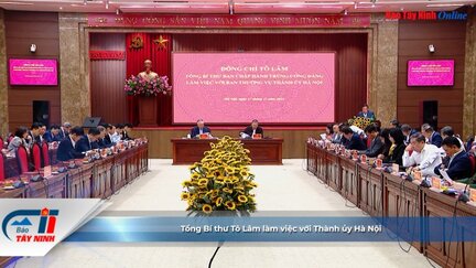 Tổng Bí thư Tô Lâm làm việc với Thành ủy Hà Nội