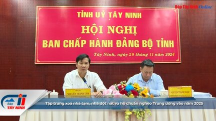 Tập trung xoá nhà tạm, nhà dột nát và hộ chuẩn nghèo Trung ương vào năm 2025