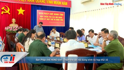 Ban Pháp chế HĐND tỉnh: Thẩm tra các nội dung trình kỳ họp thứ 16