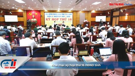 Khai mạc kỳ họp thứ 16 HĐND tỉnh