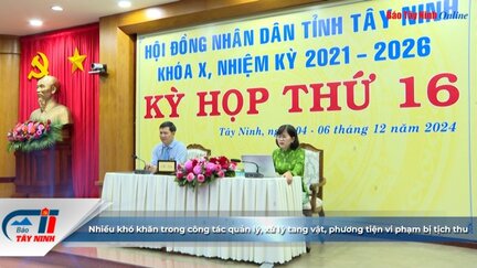 Nhiều khó khăn trong công tác quản lý, xử lý tang vật, phương tiện vi phạm bị tịch thu