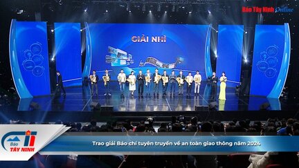 Trao giải Báo chí tuyên truyền về an toàn giao thông năm 2024