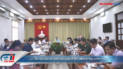 Ban Chỉ đạo kỷ niệm các ngày lễ lớn của tỉnh họp phiên thứ 3