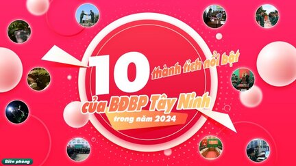 10 thành tích nổi bật của BĐBP Tây Ninh trong năm 2024