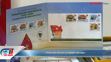 Phát hành bộ tem về QĐND Việt Nam