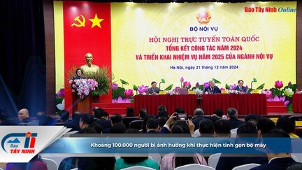 Khoảng 100.000 người bị ảnh hưởng khi thực hiện tinh gọn bộ máy