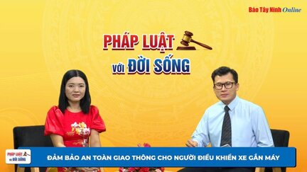 Đảm bảo an toàn giao thông cho người điều khiển xe gắn máy