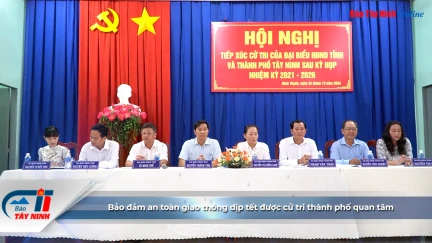 Bảo đảm an toàn giao thông dịp tết được cử tri thành phố quan tâm