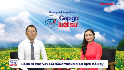 Hành vi cho vay lãi nặng trong giao dịch dân sự