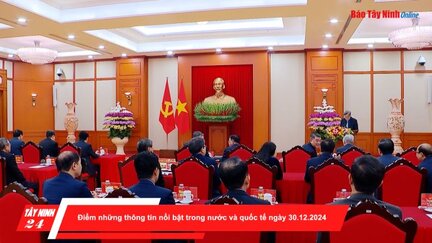 Điểm những thông tin nổi bật trong nước và quốc tế ngày 30.12.2024