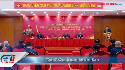 Tổng kết công tác ngành Nội chính Đảng