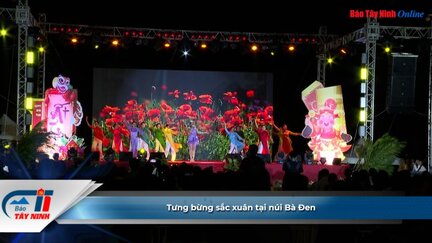 Tưng bừng sắc xuân tại núi Bà Đen