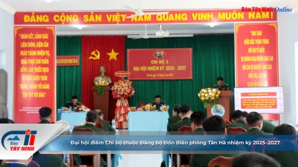 Đại hội điểm Chi bộ thuộc Đảng bộ Đồn Biên phòng Tân Hà nhiệm kỳ 2025–2027