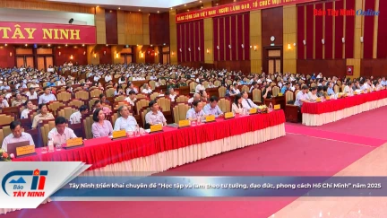 Tây Ninh triển khai chuyên đề “Học tập và làm theo tư tưởng, đạo đức, phong cách Hồ Chí Minh” năm 2025