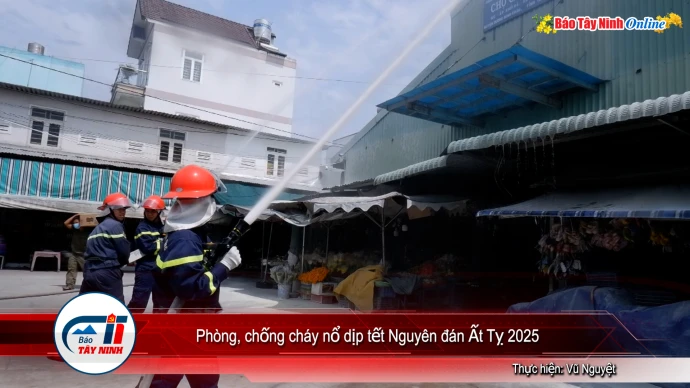 Phòng, chống cháy nổ dịp tết Nguyên đán Ất Tỵ 2025