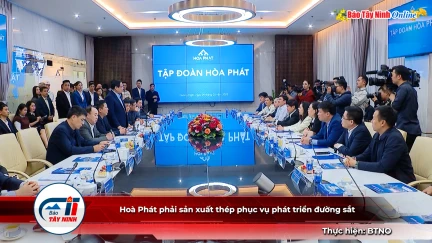 Hoà Phát phải sản xuất thép phục vụ phát triển đường sắt