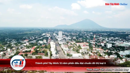 Thành phố Tây Ninh: 12 năm phấn đấu đạt chuẩn đô thị loại II