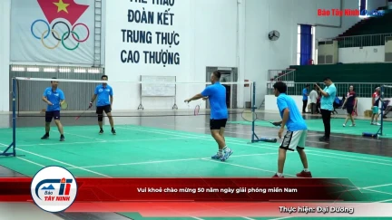 Vui khoẻ chào mừng 50 năm ngày giải phóng miền Nam