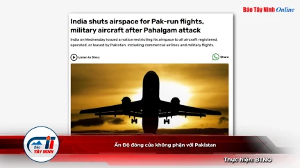 Ấn Độ đóng cửa không phận với Pakistan